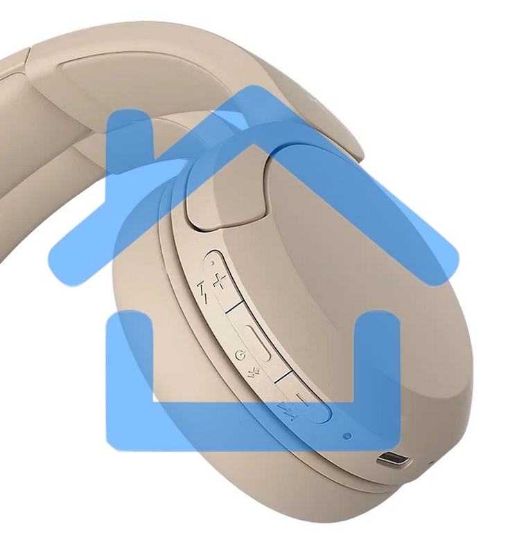 Гарнитура SONY WH-CH520CZ BEIGE Bluetooth
