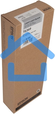 Картридж струйный EPSON C13T636900 светло-серый (700 мл) для Stylus Pro 7700, 7890, 7900, 9700, 9890, 9900, WT7900