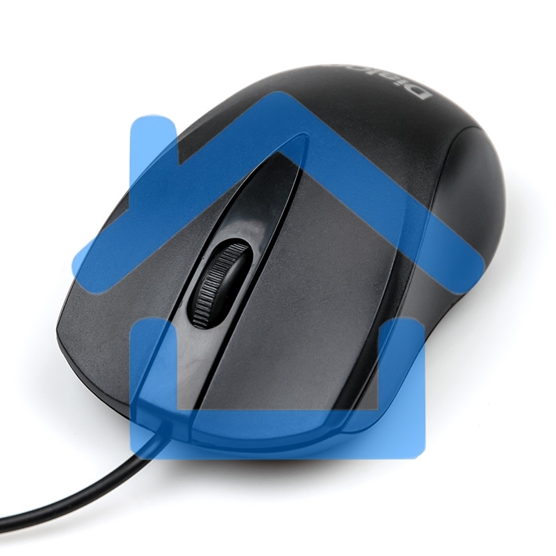 Мышь проводная Dialog Comfort MOС-15U черный, 1200 dpi, USB, кнопки - 3
