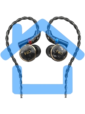 Наушники внутриканальные Fiio FD3 Pro 1.2м черный проводные в ушной раковине (80001660)