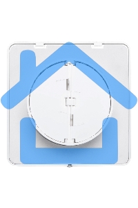 Вытяжной вентилятор Royal Thermo RAFT 100 HT белый НС-1608393