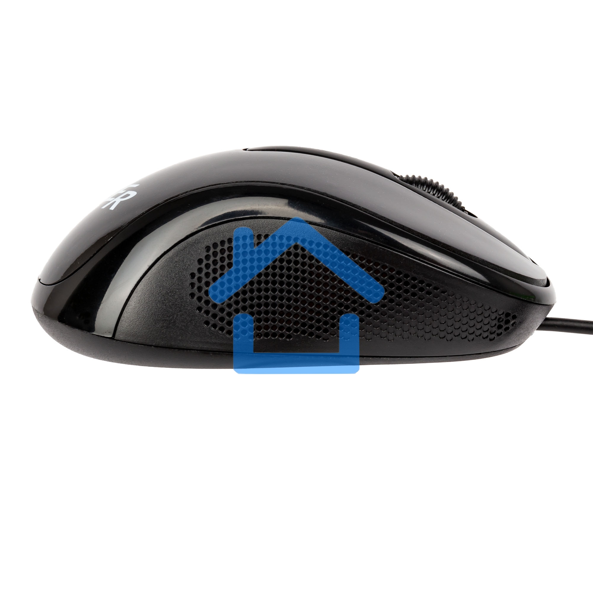 Мышь проводная HIPER HOM-031 черный, 1000 dpi, USB, кнопки - 3