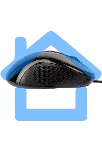 Мышь проводная HIPER HOM-031 черный, 1000 dpi, USB, кнопки - 3