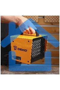 Тепловая пушка электрическая Deko DKIH3400 3400Вт оранжевый/черный