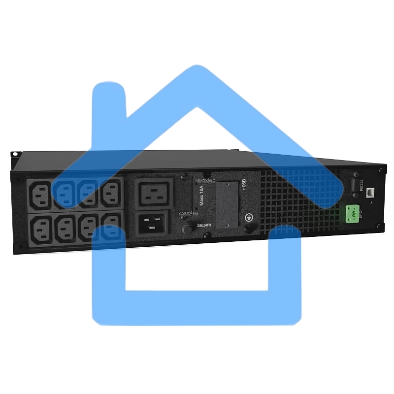 Источник бесперебойного питания Импульс ФОРВАРД 1000 1000Вт 1000ВА черный