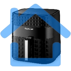 Аэрогриль BRAYER BR2035 черный, 1800 Вт, 6 л, упр. - сенсор, программ - 7