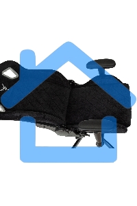 Кресло игровое Бюрократ Knight Outrider Light-20 черный с подголов. крестовина металл