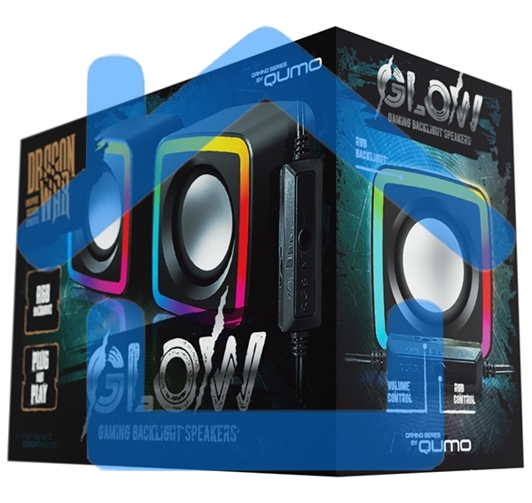 Активная акустическая система 2.0 Qumo GLOW AS014