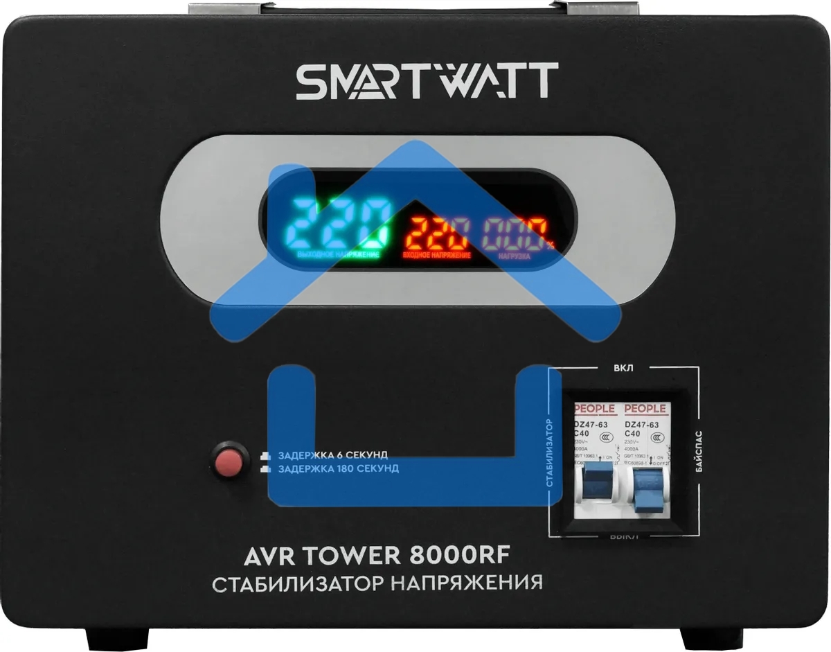 Стабилизатор напряжения напольный SMARTWATT AVR TOWER 8000RF