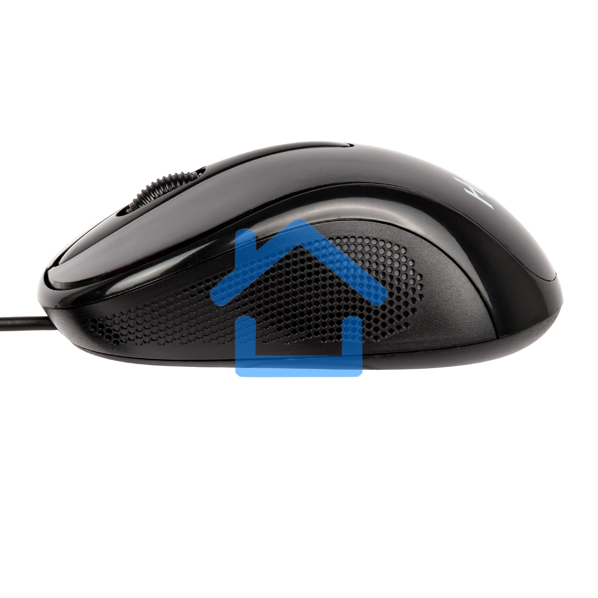 Мышь проводная HIPER HOM-031 черный, 1000 dpi, USB, кнопки - 3