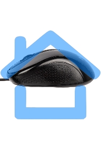 Мышь проводная HIPER HOM-031 черный, 1000 dpi, USB, кнопки - 3