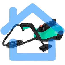 Пароочиститель напольный Kitfort КТ-9137-2 1800Вт черный/бирюзовый