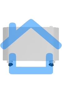 Конвектор Denzel XCE-1500 белый, 1500 Вт, 20 м2, термостат