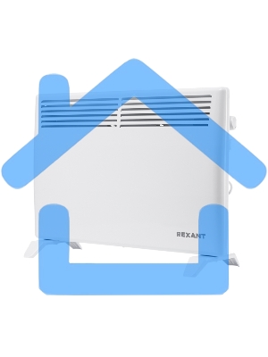 Конвектор Rexant 60-0119 белый, 1500 Вт, 20 м2, термостат