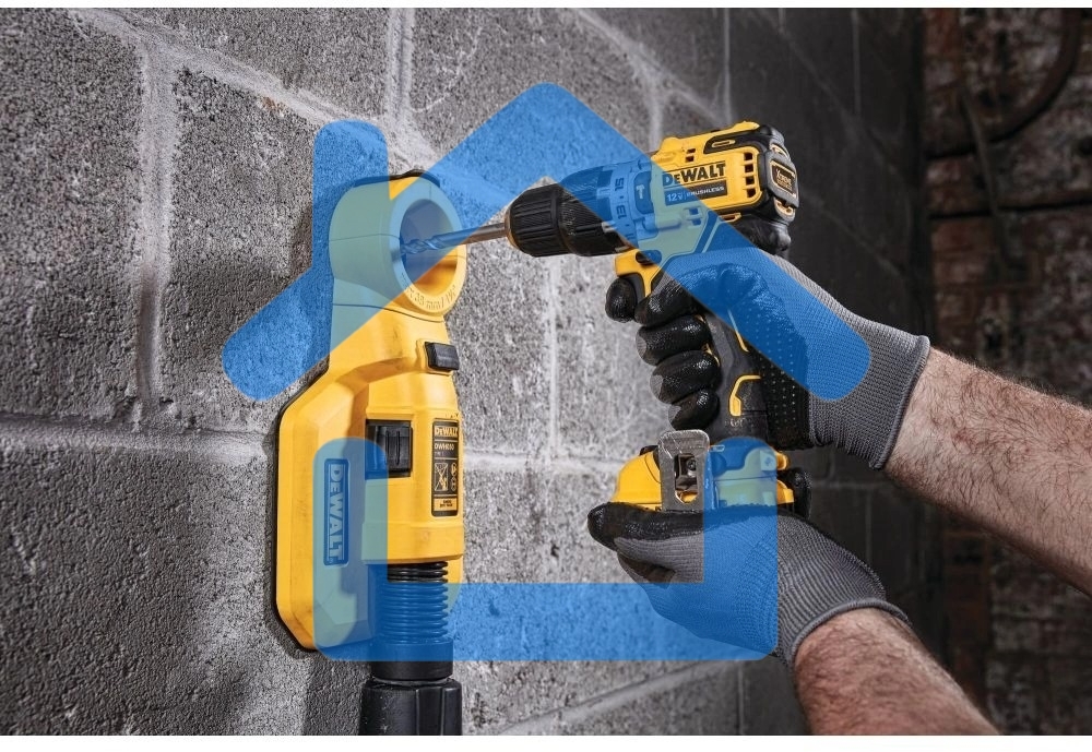 Дрель-шуруповерт DeWalt DCD706D2, Аккумуляторная, 18В, 2 АКБ, Кейс