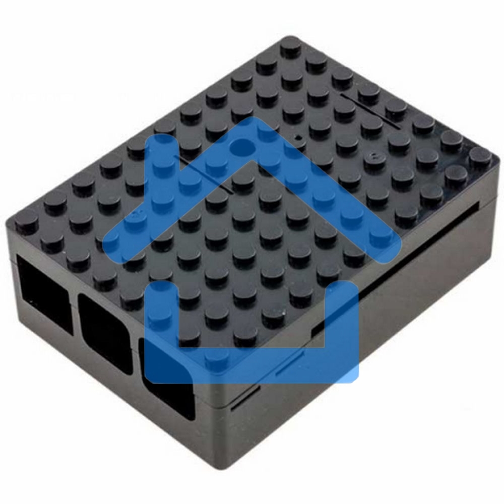 Корпус RA182 black для микрокомпьютера Raspberry Pi 3 ACD черный ABS Plastic Building Block case for Raspberry Pi 3