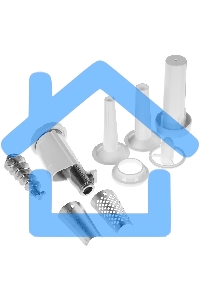 Мясорубка электрическая Аксион М641.04 белый, 2000 Вт