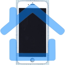 Дисплей для iPhone 6S Plus в сборе с тачскрином (Tianma), белый