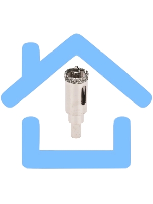 Коронка алмазная KRANZ 22 мм с центровочным сверлом