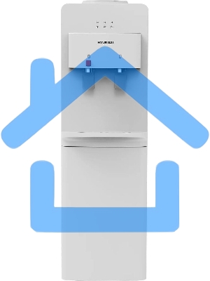 Кулер Hyundai H-WD1327E напольный электронный белый