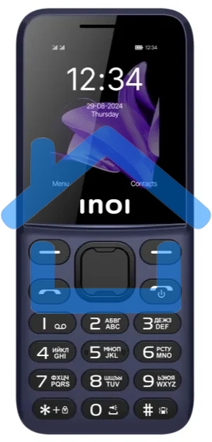Мобильный телефон INOI 140 Classic Lite 4G синий
