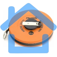 Рулетка геодезическая, 20 м х 12,5 мм, лента ПВХ, закрытый круглый корпус Sparta