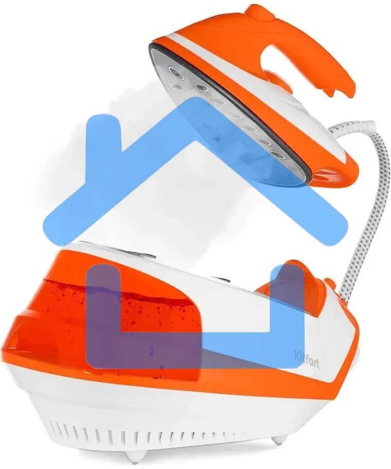 Парогенератор Kitfort КТ-9135-2 2000Вт оранжевый/белый