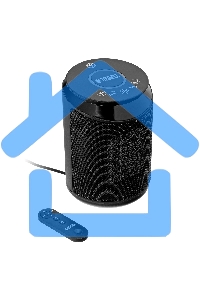 Тепловентилятор керамический Denzel DTFC-2000X, 1000/2000 Вт, 20 м2, 3 режима, пульт, Wi-Fi, термостат