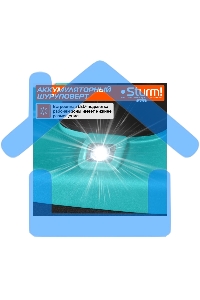 Дрель-шуруповерт Sturm CD3618, Аккумуляторная, 18В, 2 АКБ, Кейс