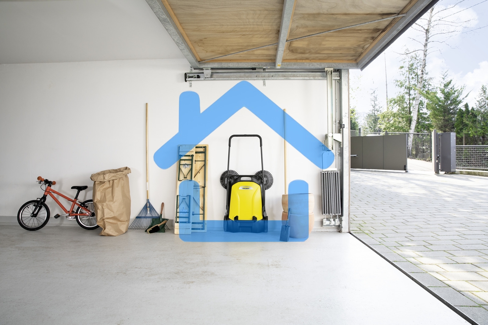 Подметальная машина ручная Karcher S 4 Twin 20 л, 2400 м²/ч