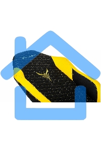 Кресло игровое Knight Neon черный/желтый соты эко.кожа с подголов. крестовина металл