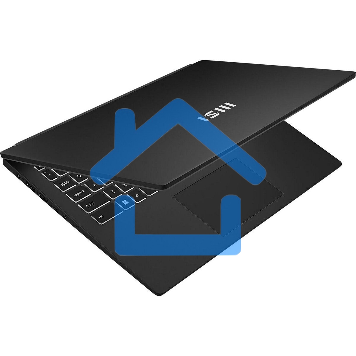 Ноутбук MSI Modern 15 B7M-473XRU черный AMD Ryzen 5 7430U/16Gb/SSD1Tb/15.6