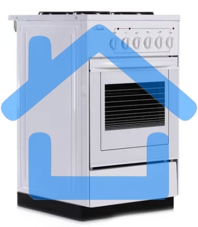 Плита электрическая Лысьва ЭП 401 СТ белый, конфорок 4 электрических, духовка 57 л, 50 см x 84 см x 60 см