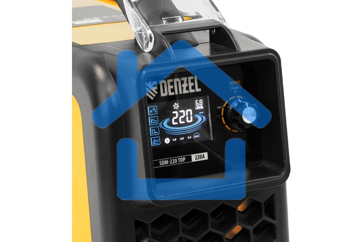 Аппарат инвертор. дуговой сварки SDM-220 Top, 220 А, ПВ 60% Denzel