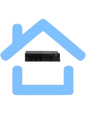 Неуправляемый коммутатор ORIGO OS2105/A2A 5x1000Base-T, корпус пластик