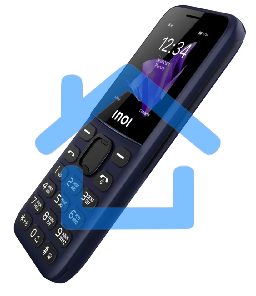 Мобильный телефон INOI 140 Classic Lite 4G синий