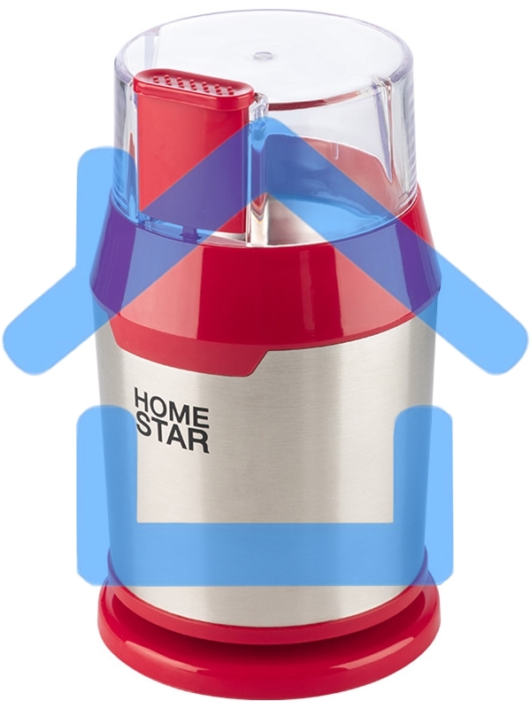 Кофемолка HOMESTAR HS-2036 красный, 200 Вт