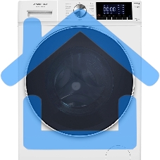 Стиральная машина Maunfeld MFWM148WH02 белый, загрузка фронтальная 8 кг, 1400 об/мин., класс: А+++