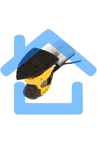 Машина плоскошлифовальная вибрационная 2 в 1 VDS-2, 130 Вт, 14000 об/мин Denzel