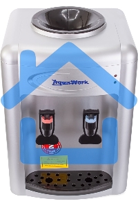 Кулер Aqua Work 0.7-TKR настольный серебристый