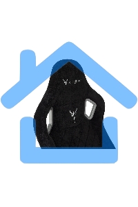 Кресло игровое Бюрократ Knight Outrider Light-20 черный с подголов. крестовина металл