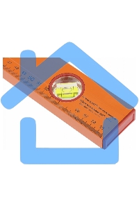 Уровень алюминиевый, 600 мм, 3 глазка, желтый, линейка Sparta