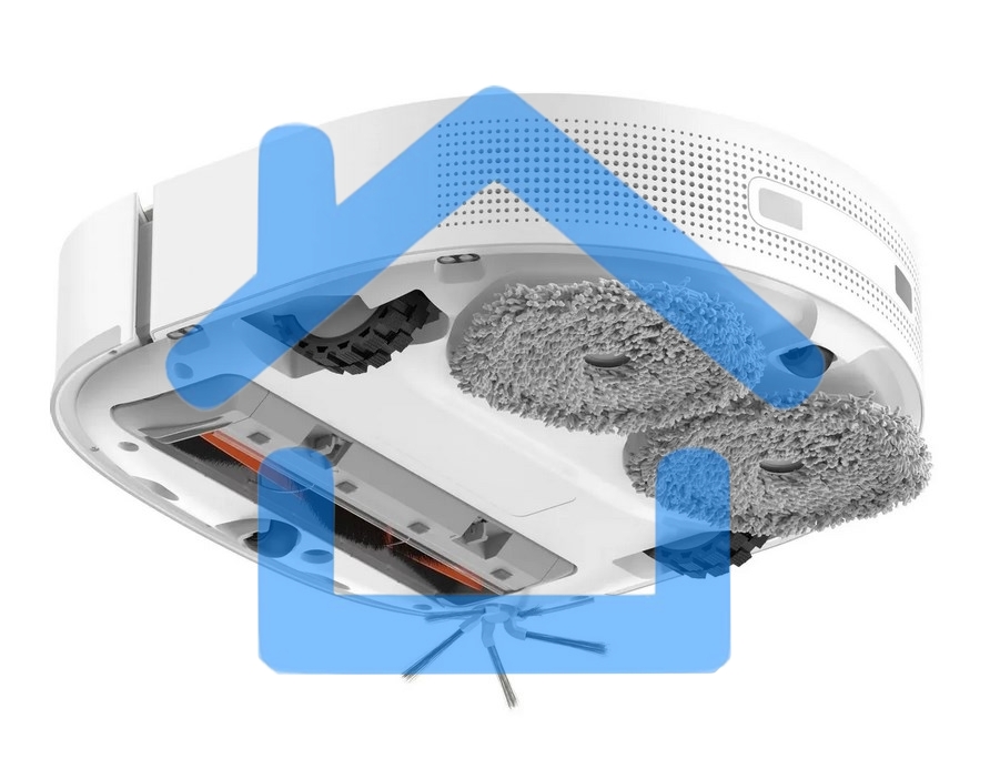 Робот-пылесос Dreame RLS6TAC W10 Pro белый, 55 Вт, 6400 мА·ч Li-Ion, уборка сухая/влажная, пылесборник контейнер 0.45 л