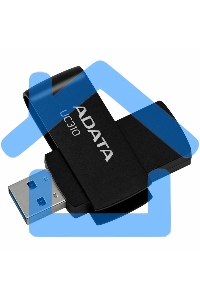 Флешка USB ADATA UC310 (UC310-128G-RBK), 128 Gb, USB 3.2 Gen 1, R/W 100/30, черный