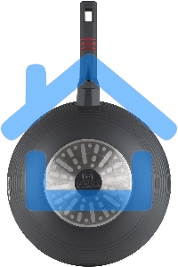 Сковорода ВОК (WOK) Rondell Stripes RDA-1618 круглая 28см покрытие: Xylan Plus ручка несъемная (без крышки) серый