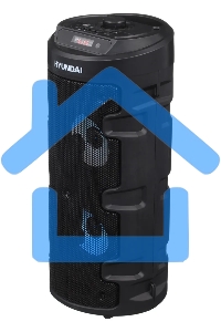 Минисистема Hyundai H-MC160 черный 50Вт/FM/USB/BT/SD/MMC