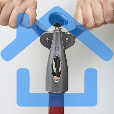 Штопор TalleR TR-65117 цинковый сплав, сталь, ПВХ