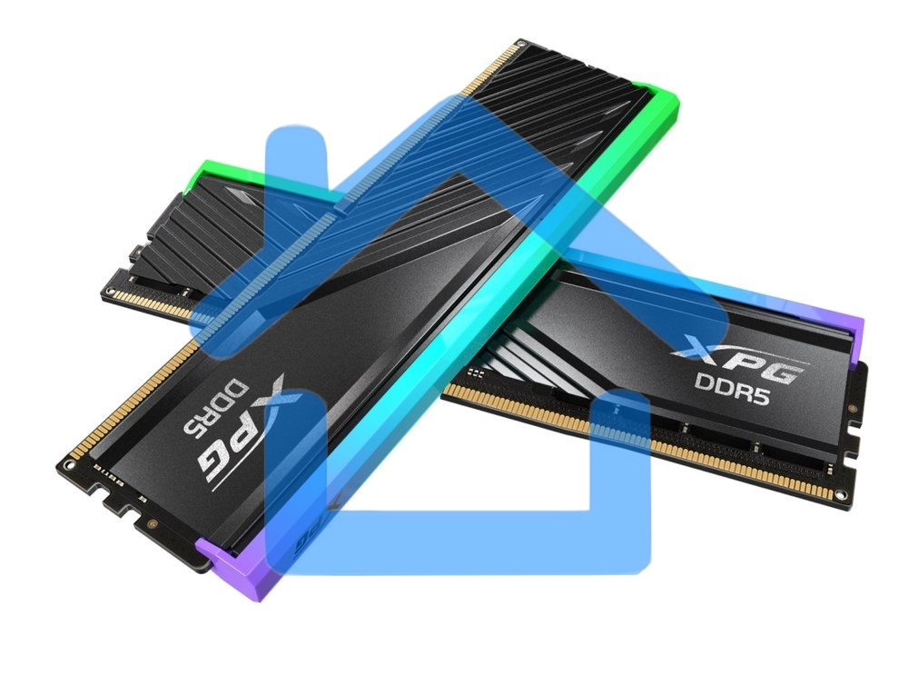 Оперативная память XPG Lancer Blade, DDR5, 32Gb (2x16Gb), 6000MHz, CL30, DIMM, с радиаторами, RGB, черный