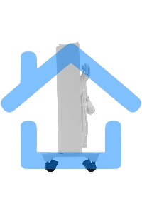 Конвектор Denzel XCE-1500 белый, 1500 Вт, 20 м2, термостат