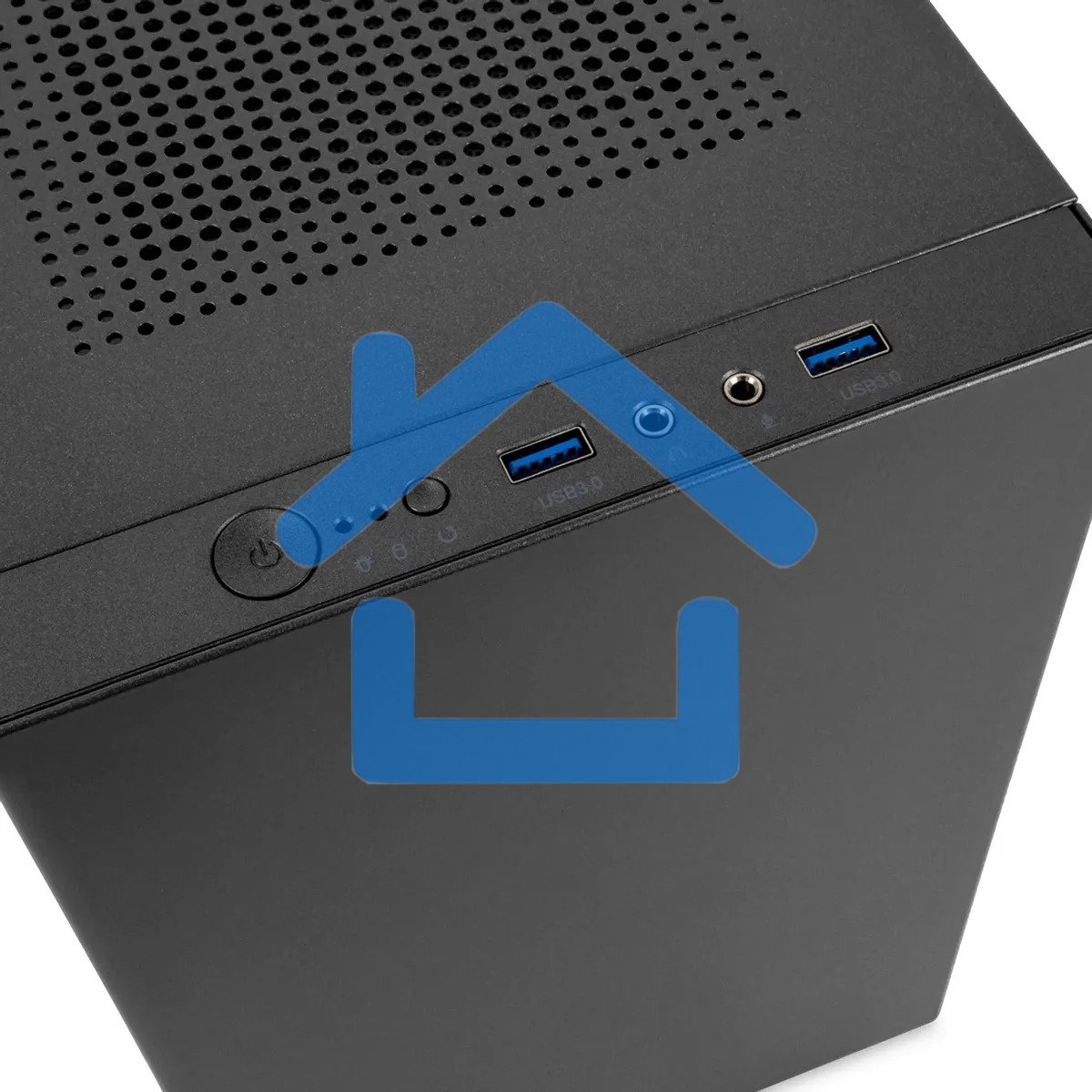 Компьютер IRU Game 510B7GS MT i5 12400F (2.5) 16Gb SSD 512Gb RTX4060 8Gb Free DOS GbitEth 600W черный (2055740)